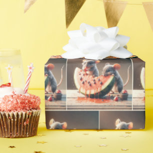 Papier Cadeau Pastèque Mice