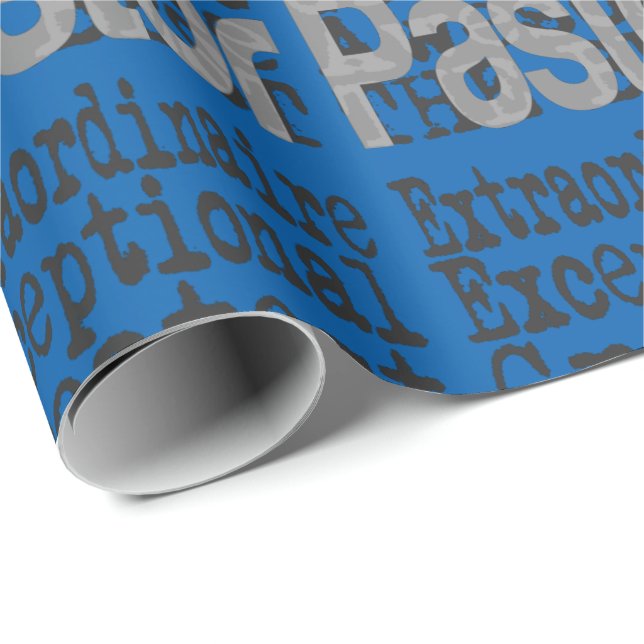 Papier Cadeau Pastor Extraordinaire (Coin rond)