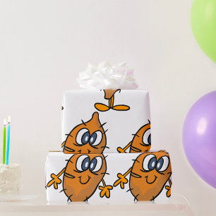 Papier Cadeau Patate Douce Personnage Happy Yam Kawaii