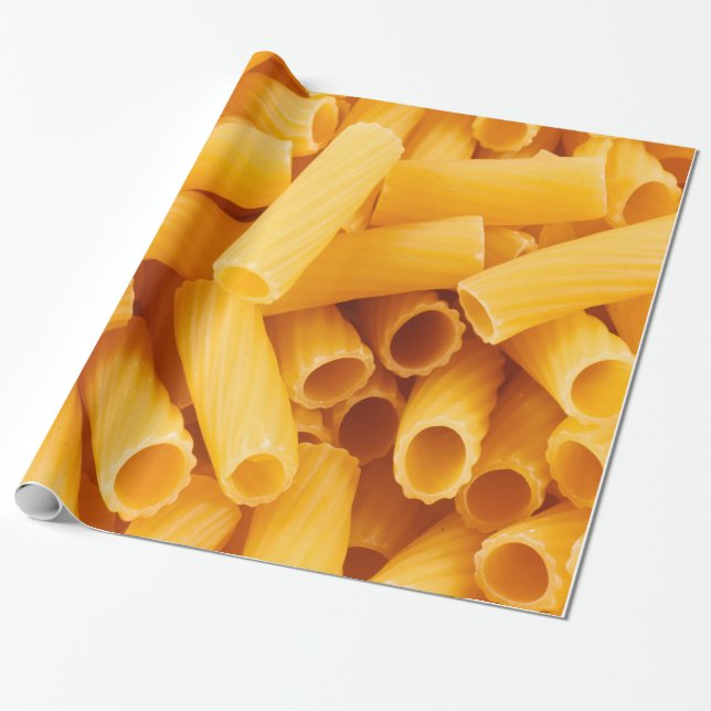 Papier Cadeau Pâtes de macaronis de Rigatoni (Déroulé)