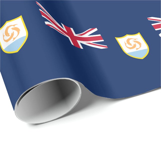 Papier Cadeau Patriotic Flag (Coin rond)