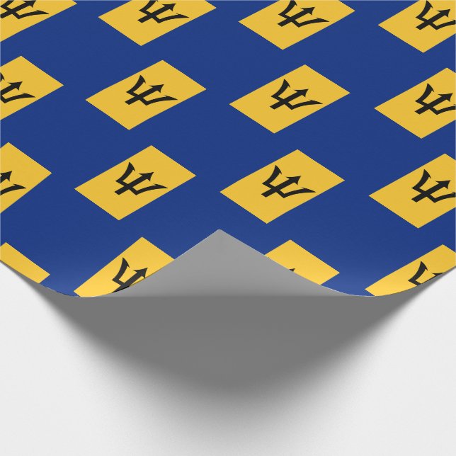 Papier Cadeau Patriotique BARBADOS (Coin)