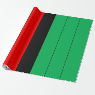 Papier Cadeau Patterns de Kwanzaa Colors