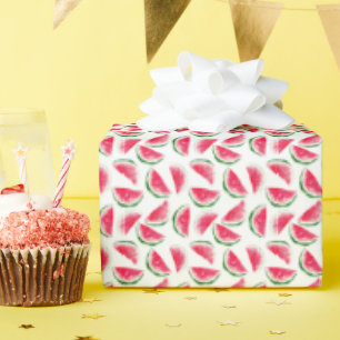 Papier Cadeau Patters de Cute Pineapple et Watermelon