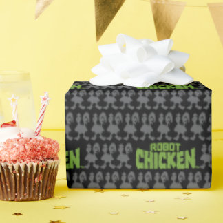 Papier Cadeau Patters de Robot Chicken