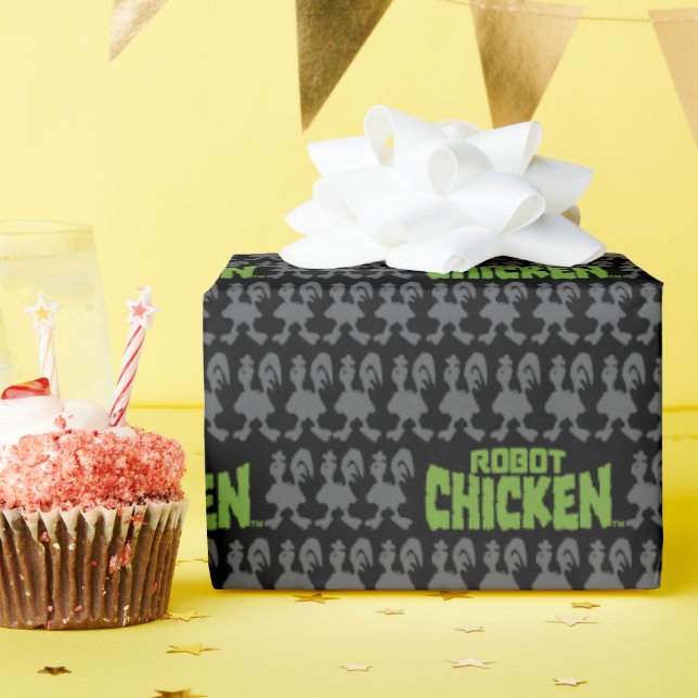 Papier Cadeau Patters de Robot Chicken (Fête d'anniversaire)