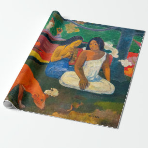 Papier Cadeau Paul Gauguin - Arearea / Le Chien Rouge