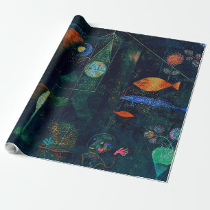 Papier Cadeau Paul Klee Fish Magic Peinture Abstraite Art graphi