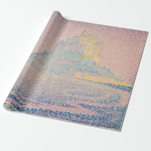 Papier Cadeau Paul Signac - Mont Saint Michel, Brume et Soleil