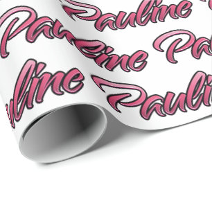 Papier Cadeau Pauline faded pink