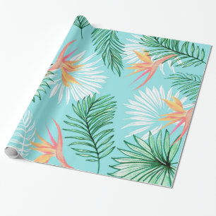 Papier Cadeau Paume tropicale