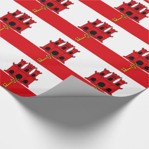 Papier Cadeau Pavillon Gibraltar