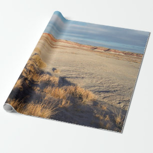 Papier Cadeau Paysage de désert avec la photo de ondulation
