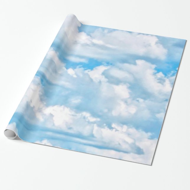 Papier Cadeau Paysage ensoleillé heureux d'arrière - plan de (Déroulé)