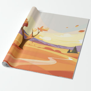 Papier Cadeau Paysage naturel