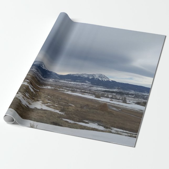 Papier Cadeau Paysages de montagne (Déroulé)