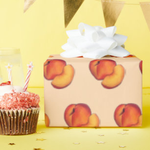 Papier Cadeau Peach Été Ripe Juicy Georgia Pache Fruit