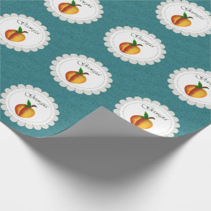 Papier Cadeau Pêches de la Géorgie