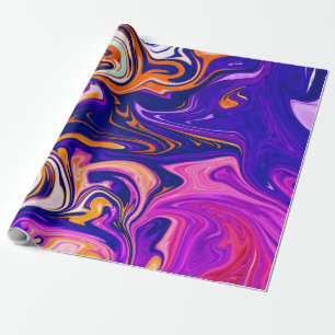 Papier Cadeau Peinture colorée   Meilleur art, abstrait moderne