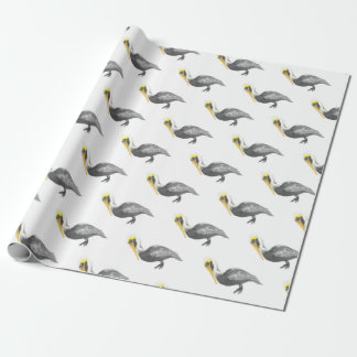 Papier Cadeau Pélican Brown
