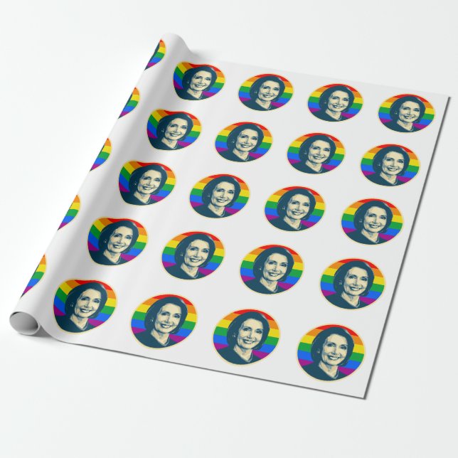 PAPIER CADEAU PELOSI LGBT BADING (Déroulé)