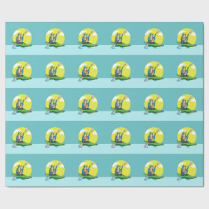 Papier Cadeau Penguin Kayaking