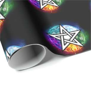 Papier Cadeau pentagramme du Wiccan