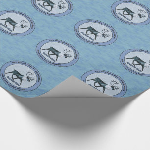 Papier Cadeau Père Noël 1er Polar Airlift Sqdn - Subduit