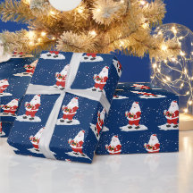 père Noël Bubble Papier d'enveloppement de thé bul