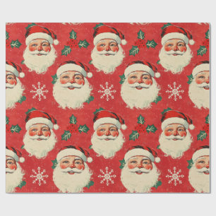 Papier Cadeau Père Noël classique Bienvenue II