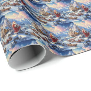 Papier Cadeau Père Noël de Noël 6