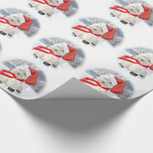 Papier Cadeau Père Noël en bottes