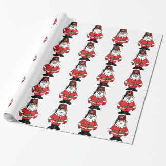 Papier Cadeau Père Noël et le tombeau