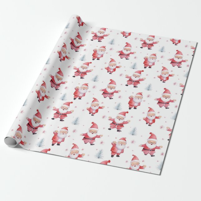 Papier Cadeau Père Noël Jubilee Joy (Déroulé)