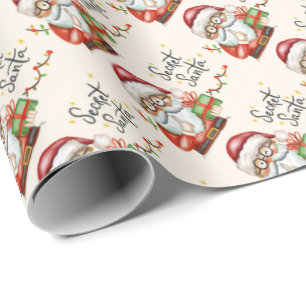 Papier Cadeau Père Noël secrète