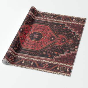 Papier Cadeau Perse Rug oriental Accent turc Vintage Rétro