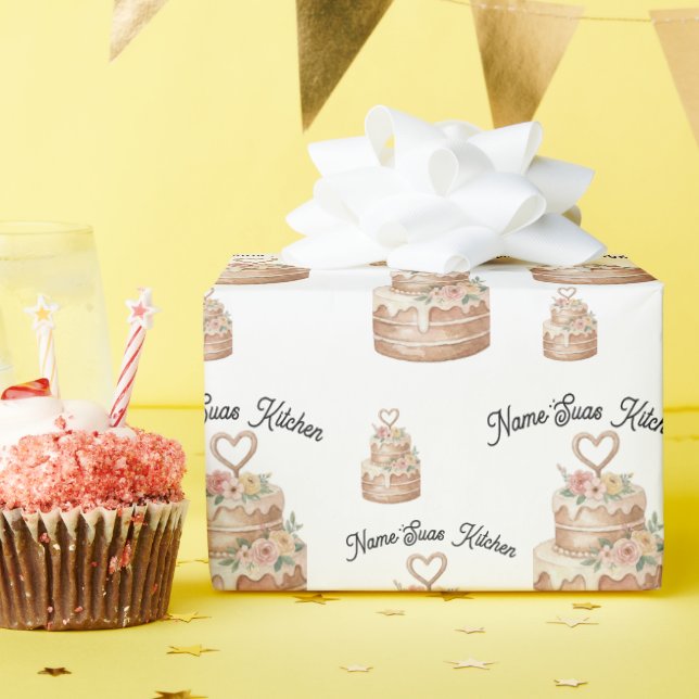 Papier Cadeau Personalized  (Fête d'anniversaire)