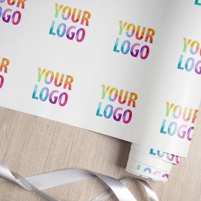 Papier cadeau personnalisé avec logo d'entreprise (Créateur téléchargé)