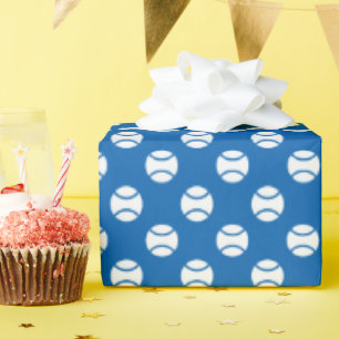 Papier cadeau personnalisé avec thème de tennis po