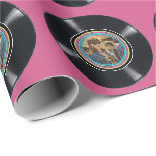 Papier Cadeau Personnalisé N'Importe Quel Âge Vintage Photo Pers