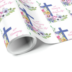 Papier Cadeau Personnaliser, 60e anniversaire Nun vie religieuse