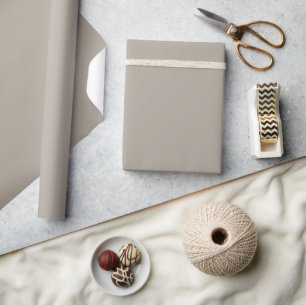 Papier Cadeau Personnaliser de couleur grise