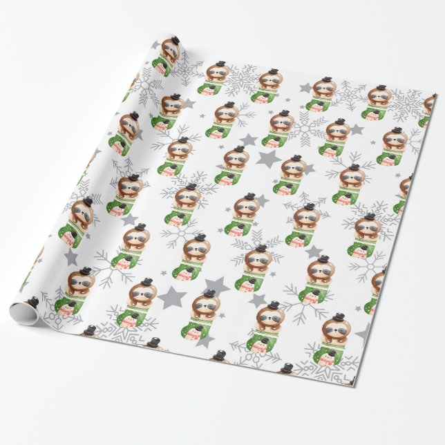 Papier Cadeau Personnaliser des fêtes de fin d'année (Déroulé)