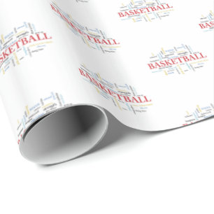 Papier Cadeau Personnaliser le Merci d'entraîneur de basket-ball