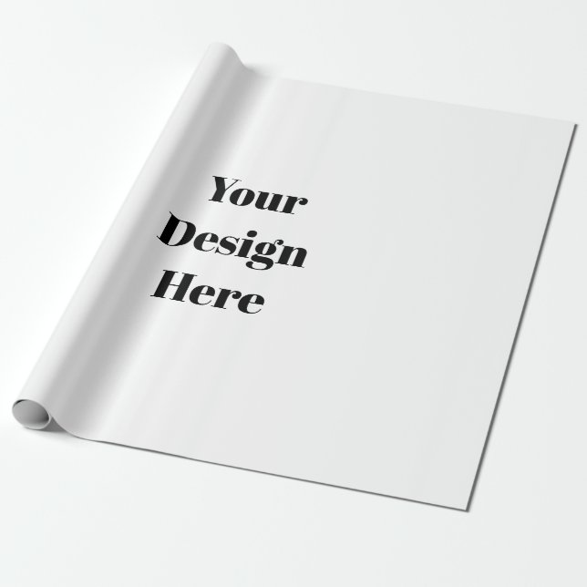 Papier Cadeau Personnaliser ou Customiser (Déroulé)