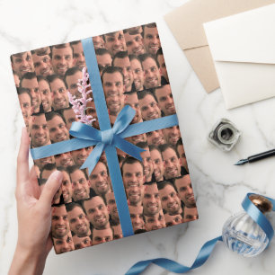 Papier Cadeau Personnalized Face Picture Unique Photo Birthday