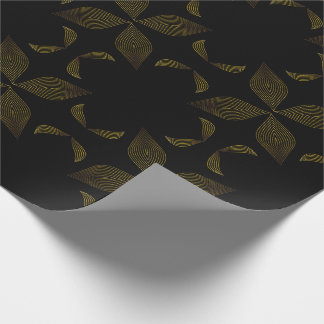 Papier Cadeau pétale de fleur d'or