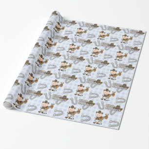 Papier Cadeau Petit cowboy