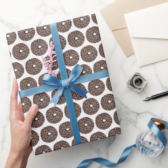 Papier Cadeau Petit-déjeuner à base de noix de coco au chocolat (Cadeaux)