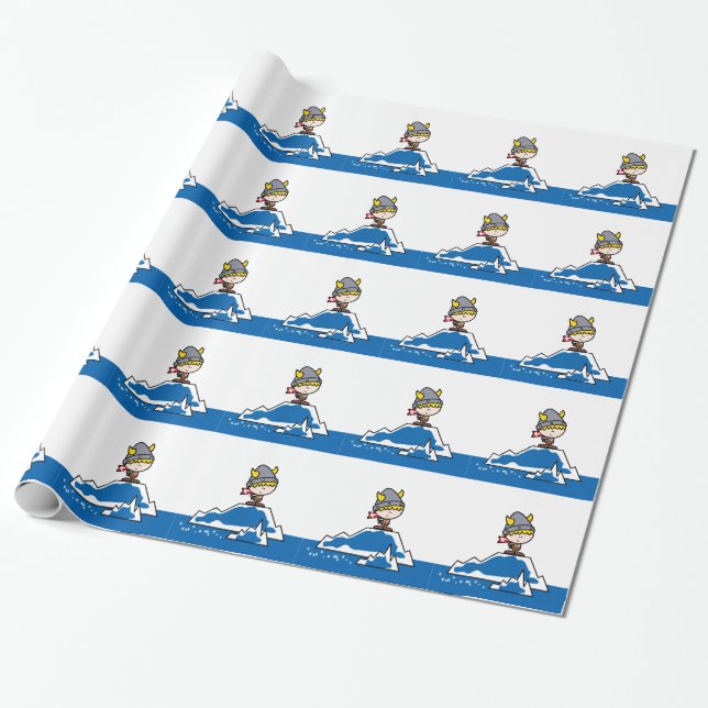 Papier Cadeau Petit garçon de Viking (Déroulé)